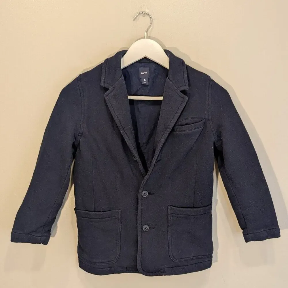 GAP Kids Blazer Blue Galaxy Formal Casual Soft Easy Versatile Timeless - Size 8